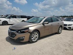 Salvage cars for sale at Houston, TX auction: 2019 Chevrolet Malibu LT