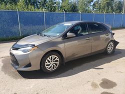 Toyota salvage cars for sale: 2019 Toyota Corolla L