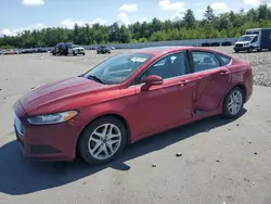 Salvage cars for sale at Windham, ME auction: 2015 Ford Fusion SE