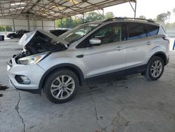 Salvage cars for sale at Cartersville, GA auction: 2018 Ford Escape SE