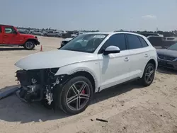 Salvage cars for sale at Houston, TX auction: 2024 Audi Q5 E Prestige 55