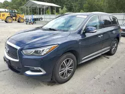 Salvage cars for sale at Savannah, GA auction: 2016 Infiniti QX60