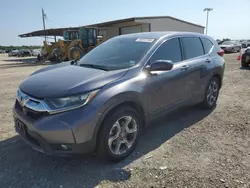 Salvage cars for sale at Temple, TX auction: 2017 Honda CR-V EX