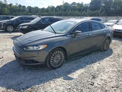 Salvage cars for sale at Ellenwood, GA auction: 2015 Ford Fusion Titanium