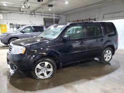 Salvage cars for sale at Candia, NH auction: 2013 Honda Pilot EX