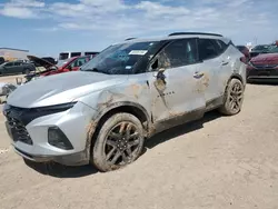 Salvage cars for sale at Amarillo, TX auction: 2021 Chevrolet Blazer 1LT