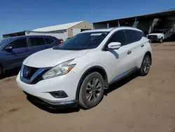 Salvage cars for sale at Brighton, CO auction: 2016 Nissan Murano S