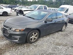 Salvage cars for sale from Copart Ellenwood, GA: 2017 Chevrolet Malibu LS