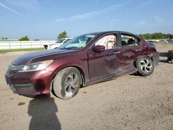 Salvage cars for sale at Houston, TX auction: 2017 Honda Accord LX