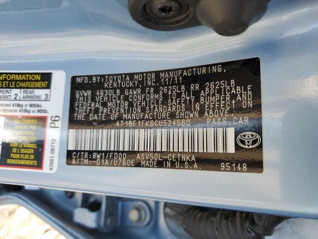 2012 Toyota Camry Base