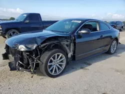 Salvage cars for sale at San Antonio, TX auction: 2016 Audi A5 Premium Plus S-Line