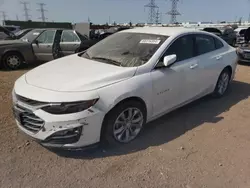 Chevrolet salvage cars for sale: 2021 Chevrolet Malibu LT