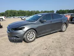 Salvage cars for sale at Conway, AR auction: 2015 Ford Fusion S