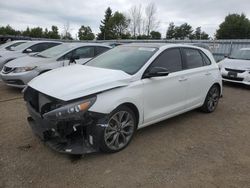 Salvage cars for sale at Bowmanville, ON auction: 2020 Hyundai Elantra GT N Line