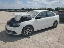 Salvage cars for sale at San Antonio, TX auction: 2016 Volkswagen Jetta SE