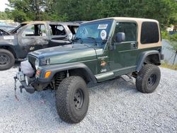 Salvage cars for sale at Fairburn, GA auction: 1997 Jeep Wrangler / TJ Sahara