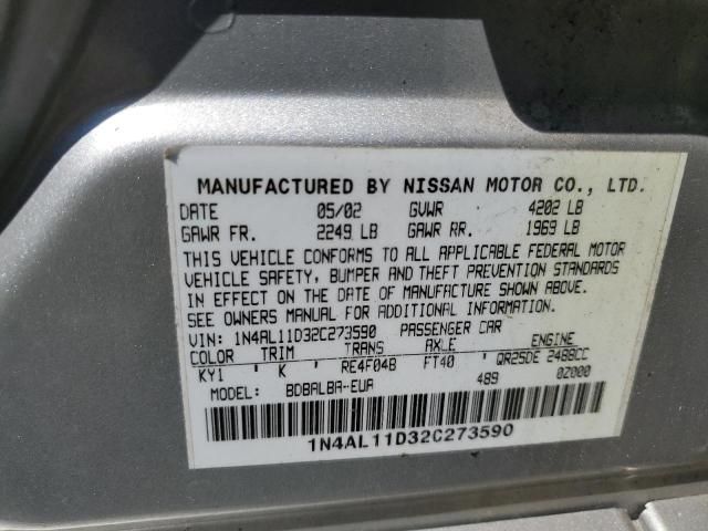 2002 Nissan Altima Base