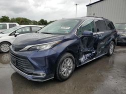 Salvage cars for sale at Glassboro, NJ auction: 2021 Toyota Sienna XLE