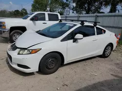 Honda salvage cars for sale: 2012 Honda Civic LX