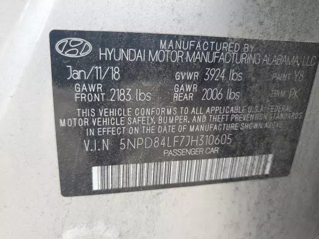 2018 Hyundai Elantra SEL