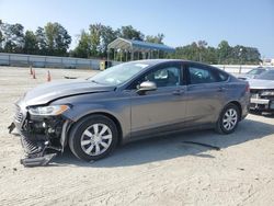 Salvage cars for sale at Spartanburg, SC auction: 2013 Ford Fusion S