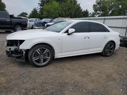 Salvage cars for sale at Finksburg, MD auction: 2017 Audi A4 Prestige