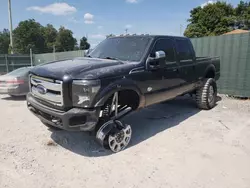 Salvage cars for sale at Madisonville, TN auction: 2015 Ford F250 Super Duty