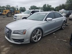 Audi salvage cars for sale: 2013 Audi S8 Quattro