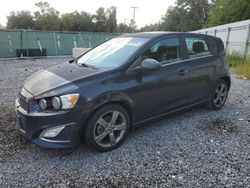 Salvage cars for sale at Riverview, FL auction: 2013 Chevrolet Sonic RS