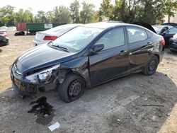 Salvage cars for sale at Baltimore, MD auction: 2017 Hyundai Accent SE