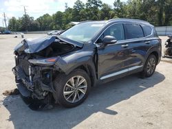 Salvage cars for sale at Savannah, GA auction: 2020 Hyundai Santa FE SEL