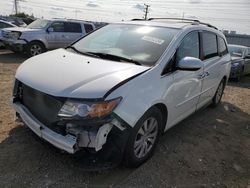 Salvage cars for sale at Elgin, IL auction: 2016 Honda Odyssey EXL