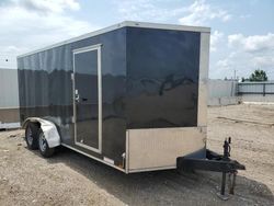 Salvage trucks for sale at Elgin, IL auction: 2022 Other 2022 Diamond Cargo 16FT Enclosed Trailer