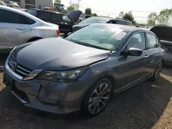 Salvage cars for sale at Elgin, IL auction: 2013 Honda Accord Sport