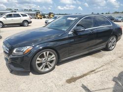 Flood-damaged cars for sale at auction: 2018 Mercedes-Benz C300