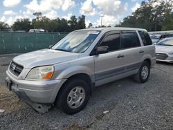 Salvage cars for sale at Riverview, FL auction: 2005 Honda Pilot LX