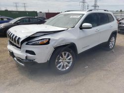 Jeep salvage cars for sale: 2016 Jeep Cherokee Limited