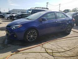 Salvage cars for sale at Chicago Heights, IL auction: 2015 Toyota Corolla L