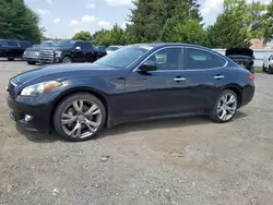 Salvage cars for sale at Finksburg, MD auction: 2011 Infiniti M37