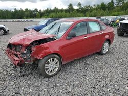 Salvage cars for sale at Windham, ME auction: 2010 Ford Focus SEL