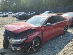 Salvage cars for sale at Waldorf, MD auction: 2022 Honda Accord Sport