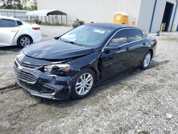 Chevrolet salvage cars for sale: 2017 Chevrolet Malibu LT