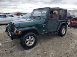 Jeep salvage cars for sale: 2000 Jeep Wrangler / TJ Sport