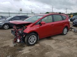 Toyota Prius salvage cars for sale: 2012 Toyota Prius V