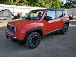 Salvage cars for sale at Center Rutland, VT auction: 2015 Jeep Renegade Trailhawk