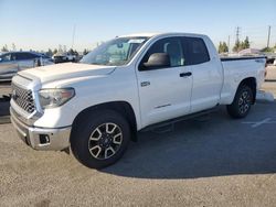 Salvage cars for sale at Rancho Cucamonga, CA auction: 2018 Toyota Tundra Double Cab SR