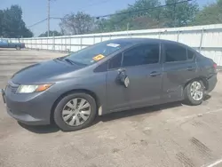 Salvage cars for sale at Moraine, OH auction: 2012 Honda Civic LX