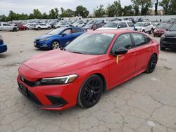 Salvage cars for sale at Bridgeton, MO auction: 2022 Honda Civic Sport