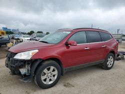 Chevrolet salvage cars for sale: 2012 Chevrolet Traverse LT