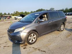 Toyota Sienna le salvage cars for sale: 2011 Toyota Sienna LE